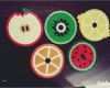 Bügelperlen Untersetzer Vorlagen Beste Obst &amp; Früchte Untersetzer Aus Bügelperlen Apfel Kiwi