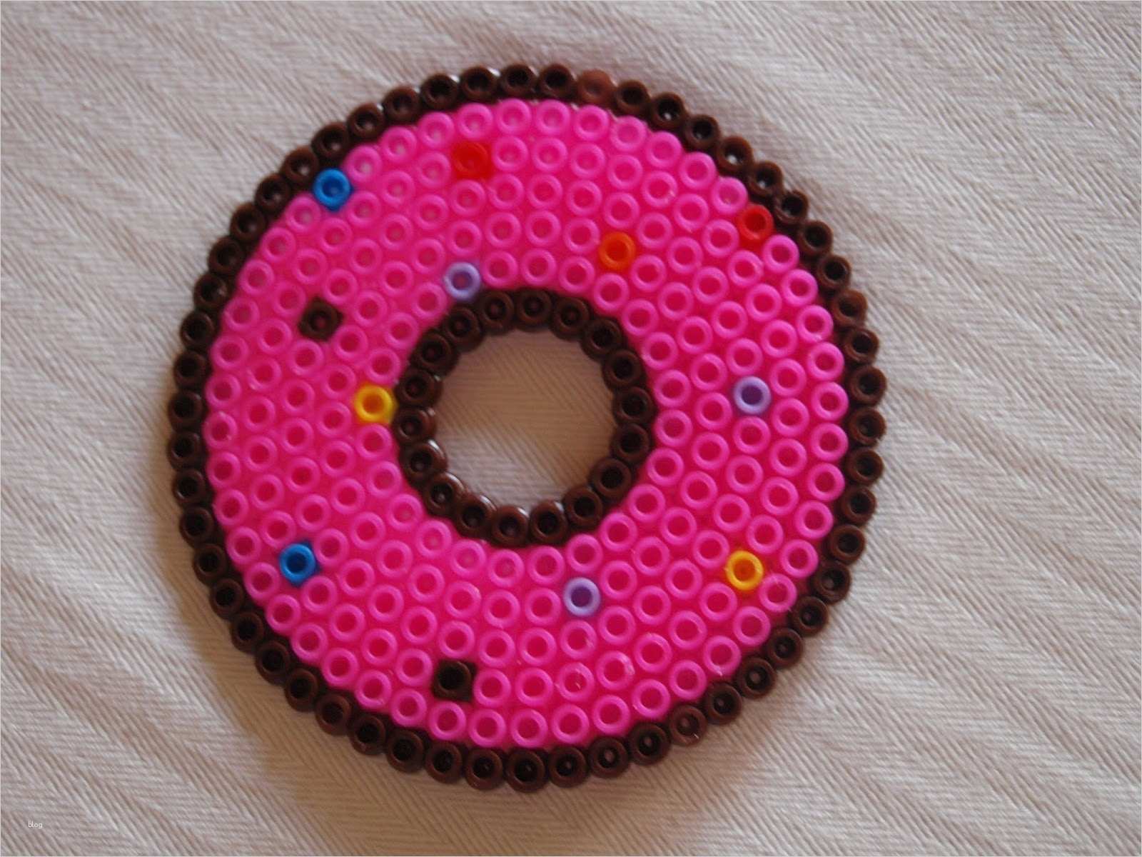Bügelperlen Vorlage Donut