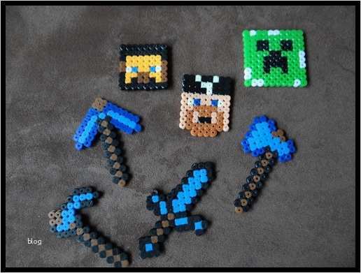 Bügelperlen Vorlage Selber Machen Neu Minecraft Mottoparty Motto