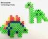 Bügelperlen Vorlagen Dino Beste Dinos Hama Perler Beads Bügelperlen