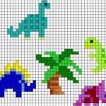 Bügelperlen Vorlagen Dino Genial Perler Bead Dinosaur Pattern