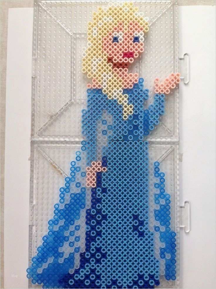 Bügelperlen Vorlagen Elsa Inspiration Queen Elsa Frozen Hama Perler Beads