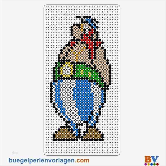 Bügelperlen Vorlagen Zum Ausdrucken Gratis Genial Bügelperlen Vorlagen Vom Obelix Zum Herunterladen Und