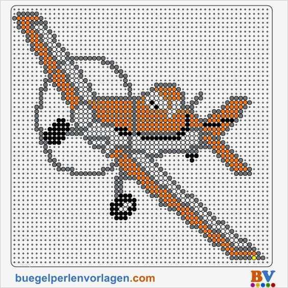 Bügelperlen Vorlagen Zum Ausdrucken Gratis Wunderbar Bügelperlen Vorlage Dusty Crophopper Sammy