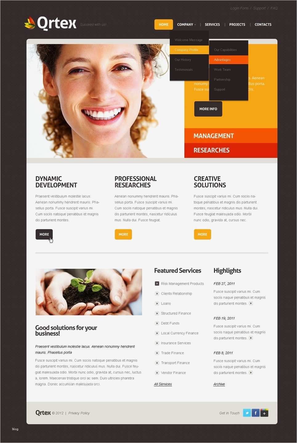 Business Homepage Vorlagen Elegant Website Vorlage Für Business Und Dienstleistungen