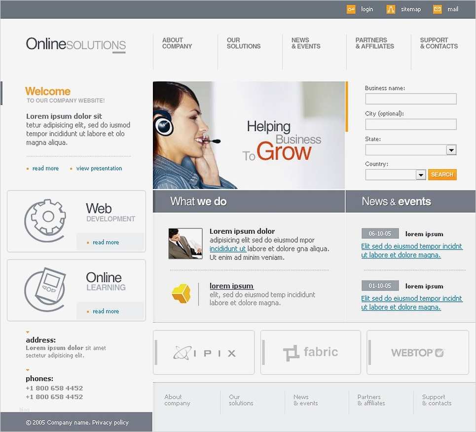 Business Homepage Vorlagen Erstaunlich Website Vorlage 9766 Für Business Und Dienstleistungen