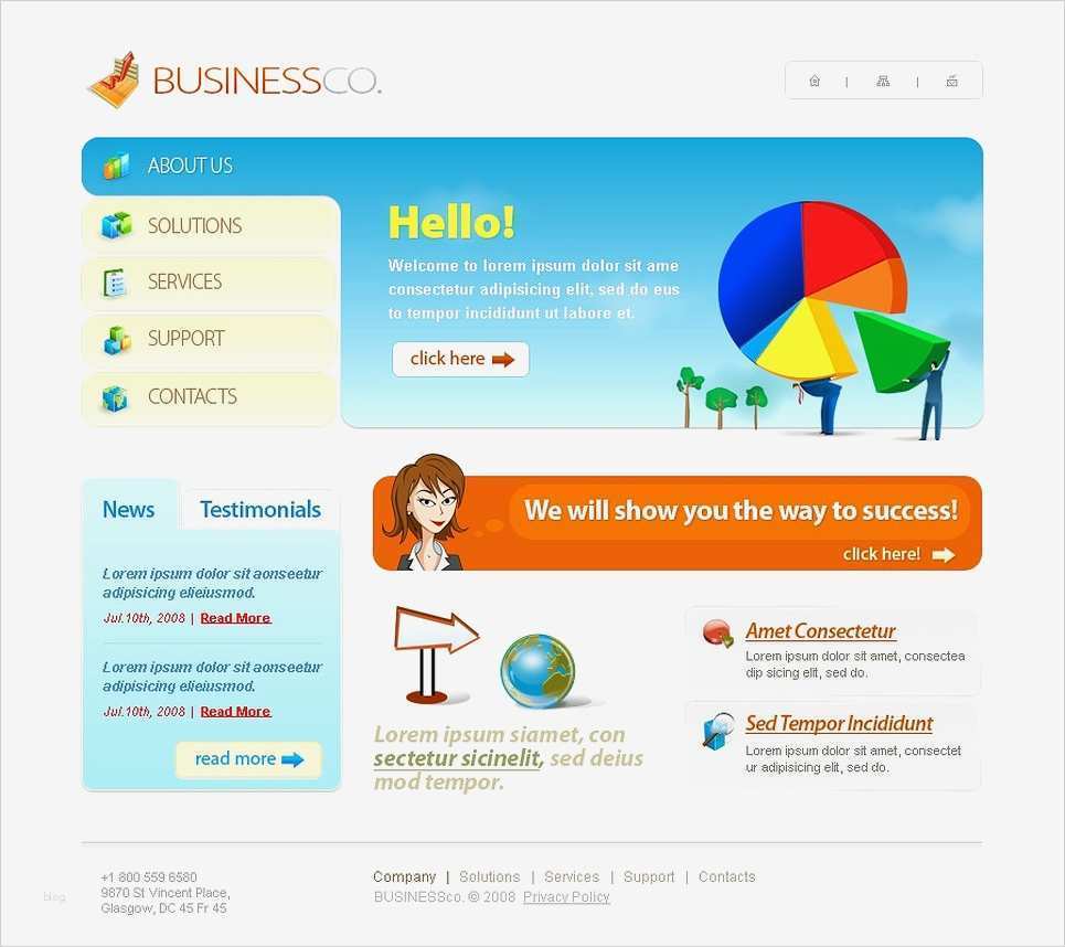 Business Homepage Vorlagen Großartig Website Vorlage Für Business Und Dienstleistungen