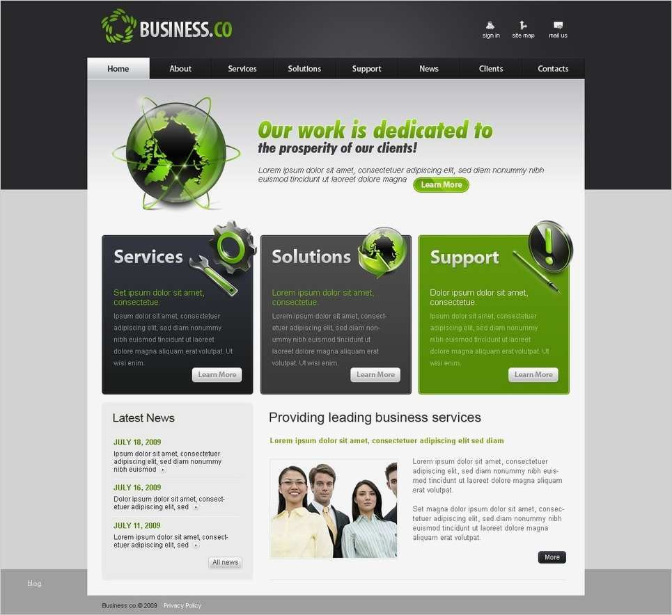 Business Homepage Vorlagen Hübsch Website Vorlage Für Business Und Dienstleistungen