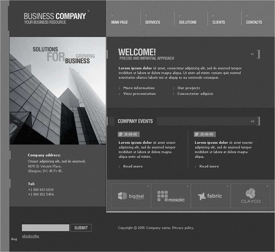 Business Homepage Vorlagen Neu Website Vorlage 9347 Für Business Und Dienstleistungen