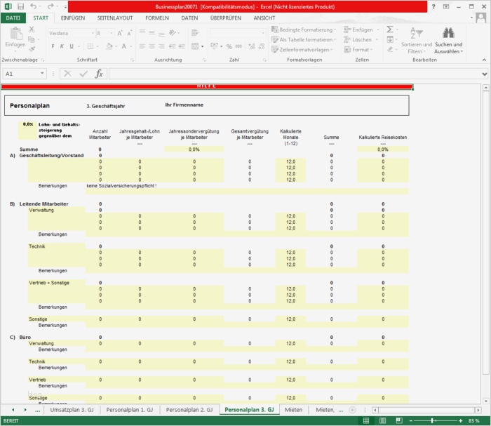 Business Plan Vorlage Deutsch Bewundernswert Businessplan Download