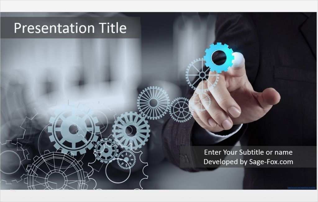 Business Powerpoint Vorlagen Elegant Free Business Gears Powerpoint Template 5012