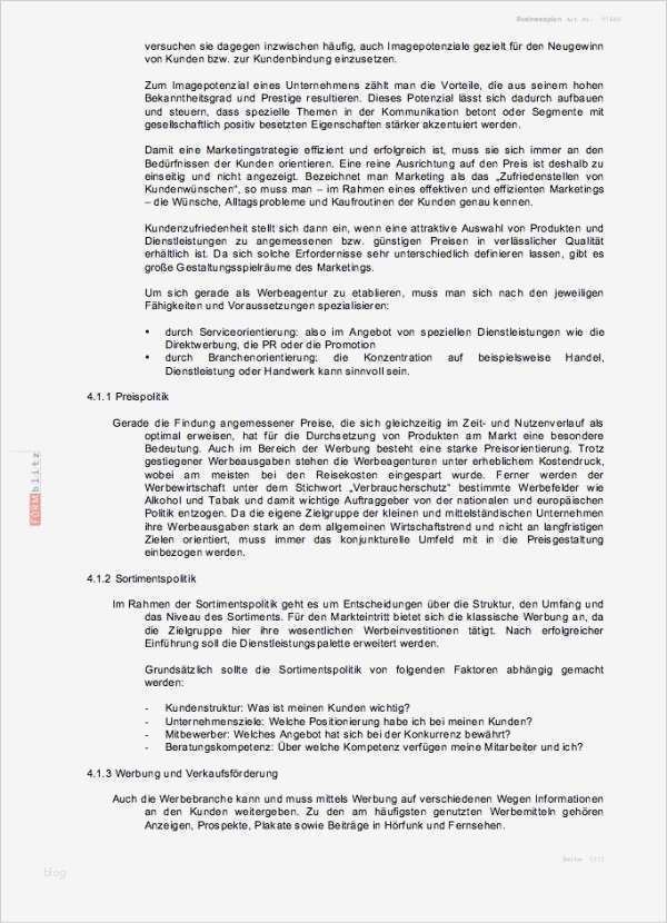 Businessplan Hotel Muster Vorlage Zum Download Wunderbar Businessplan Werbeagentur