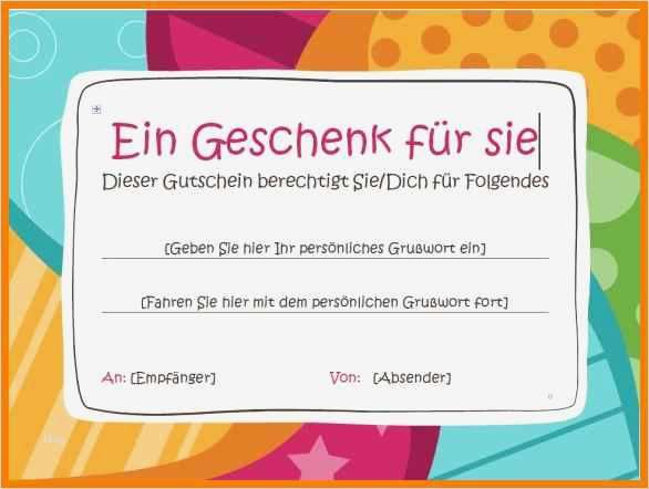 Businessplan Vorlage Kostenlos Word Gut 5 Gutschein Vorlage Word