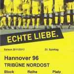 Bvb Ticket Vorlage Schönste Mm Groundhopping Borussia Dortmund Hannover 96
