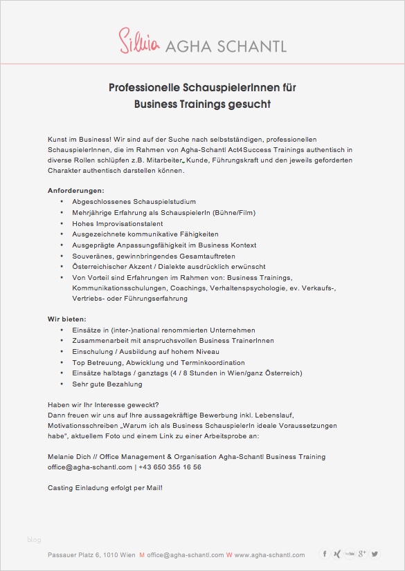 Casting Bewerbung Vorlage Luxus tolle Bewerbungen Für Schauspieler Zeitgenössisch