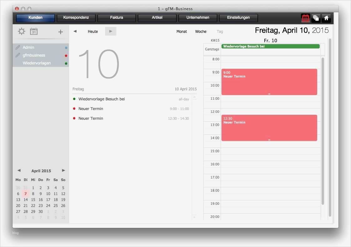 Cd Kalender Vorlage Genial Gfm Business 1 8 Mit Kalender Und Neuen Funktionen