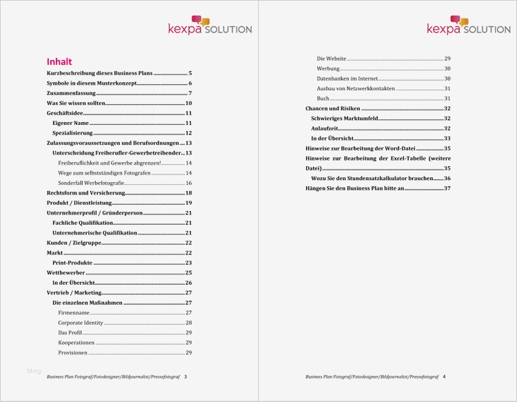 Coaching Konzept Vorlage Bewundernswert Businessplan Für Fotografen Fotodesigner