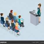 Coaching Konzept Vorlage Erstaunlich 비즈니스 강의 공개 연설 코칭과 멘토링 개념 — 스톡 벡터 © Alisarut