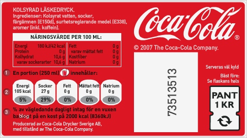 Coca Cola Etikett Vorlage Beste Ola Sehlén Bloggar Och äger