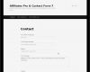 Contact form 7 Vorlagen Angenehm Affiliates Pro & Contact form 7 Integration