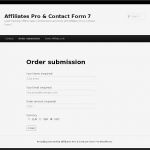 Contact form 7 Vorlagen Beste Affiliates Pro & Contact form 7 Integration