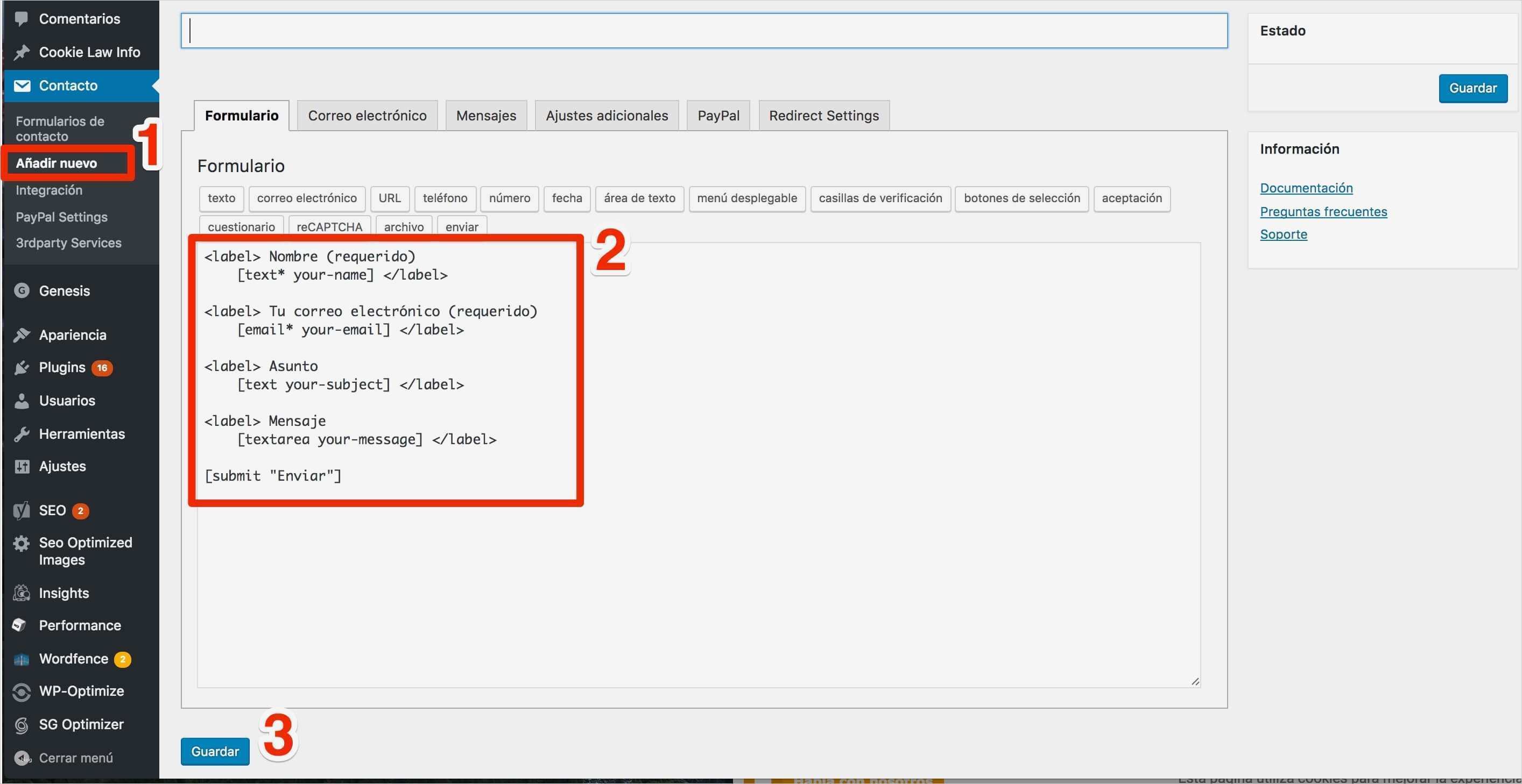 Contact form 7 Vorlagen Schön Trucos De Contact form 7 Para Wordpress formularios De