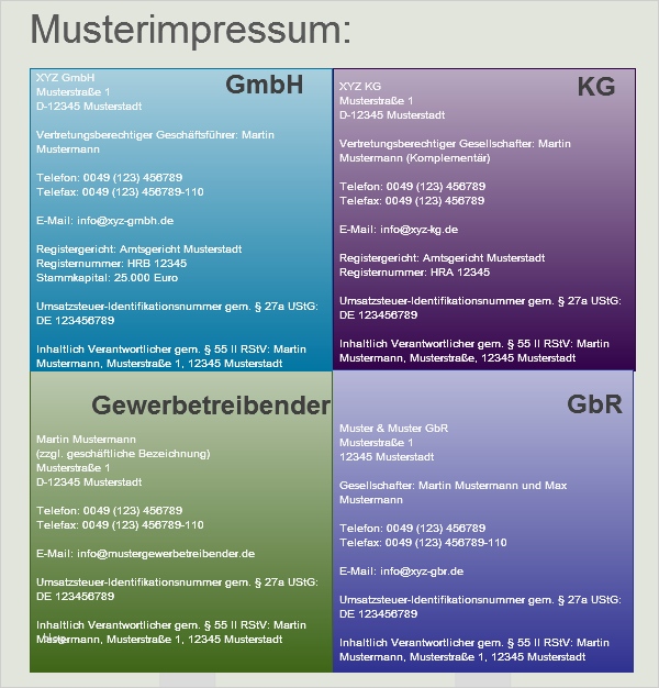 Copyright Homepage Vorlage Wunderbar "eine Impressum Vorlage Für Ihre Private Oder Gewerbliche