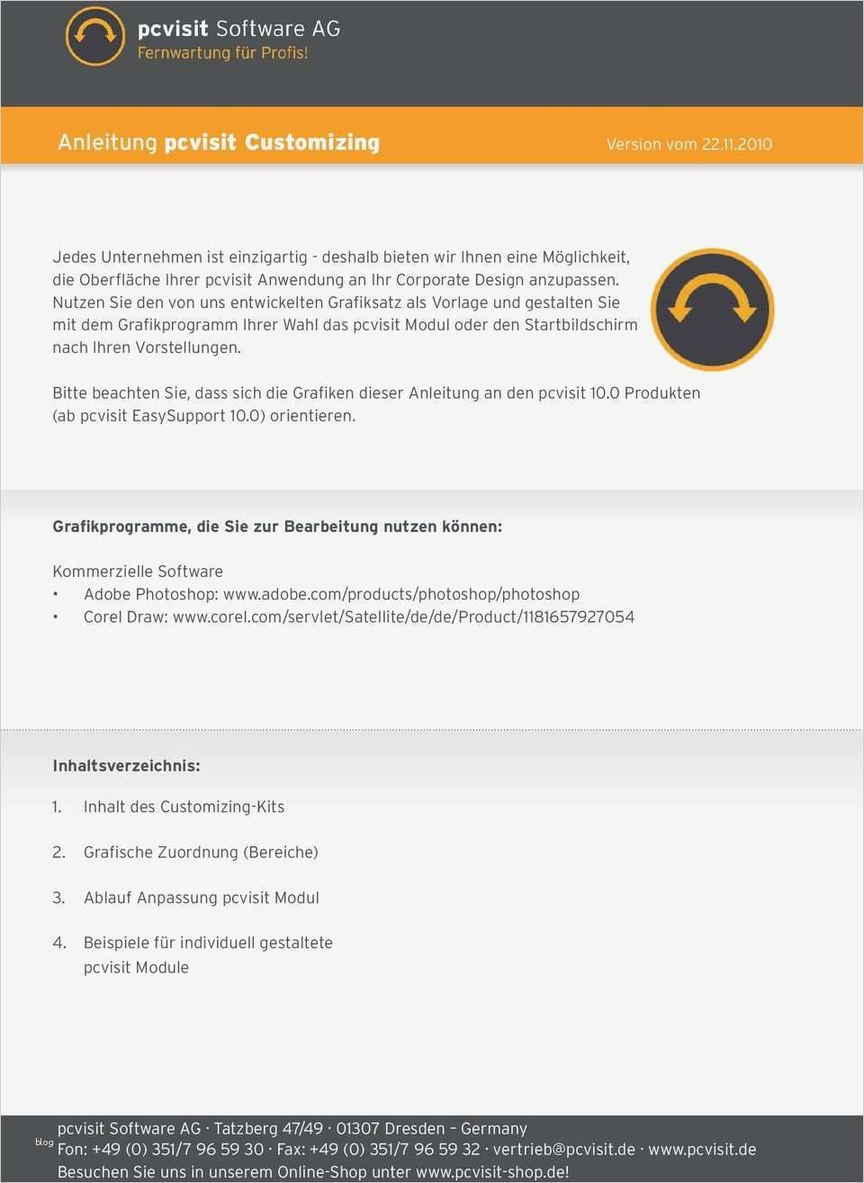 Corel Draw Broschüre Vorlage Inspiration Anleitung Pcvisit Customizing Version Vom Pdf