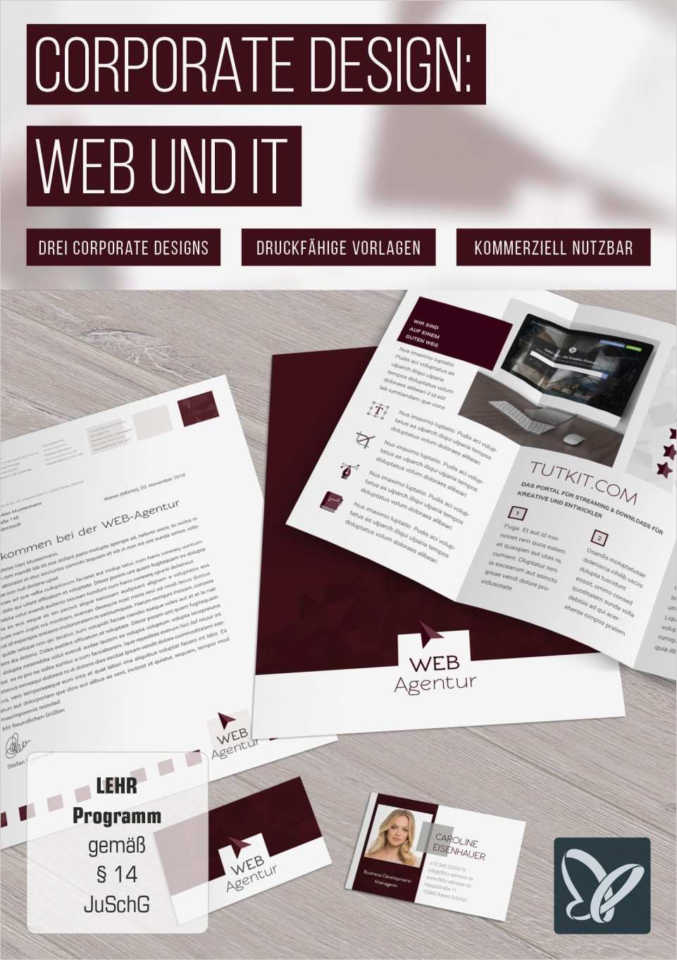 Corporate Design Vorlage Elegant Corporate Design Vorlagen Für Geschäftsausstattung