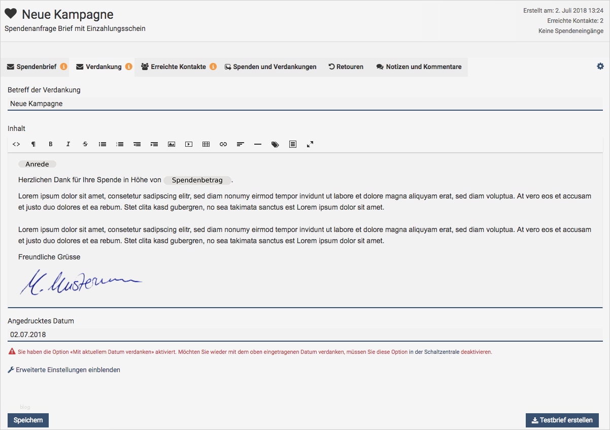 Danke Für Spende Vorlage Großartig Spenden Verdanken Und Zahlungen Automatisch Verarbeiten