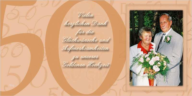 Danksagung Goldene Hochzeit Vorlage Angenehm Dankeskarten & Danksagungen Zur Goldenen Hochzeit