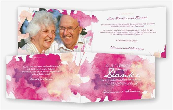 Danksagung Goldene Hochzeit Vorlage Erstaunlich Kartenvorlage Goldene Hochzeit Danksagung