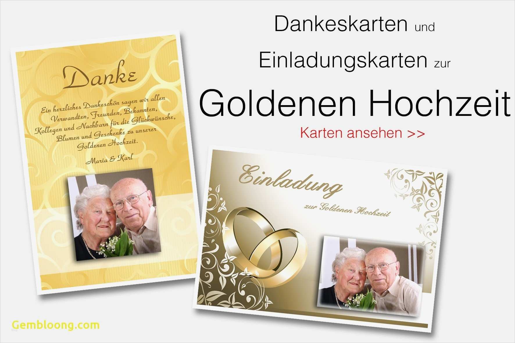 Danksagung Goldene Hochzeit Vorlage Luxus Goldene Hochzeit Karte Goldene Hochzeit Goldweg with