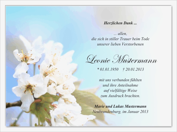 Danksagungskarten Trauer Kostenlos Vorlage Angenehm Danksagungen Trauer Danksagung Trauer Blume
