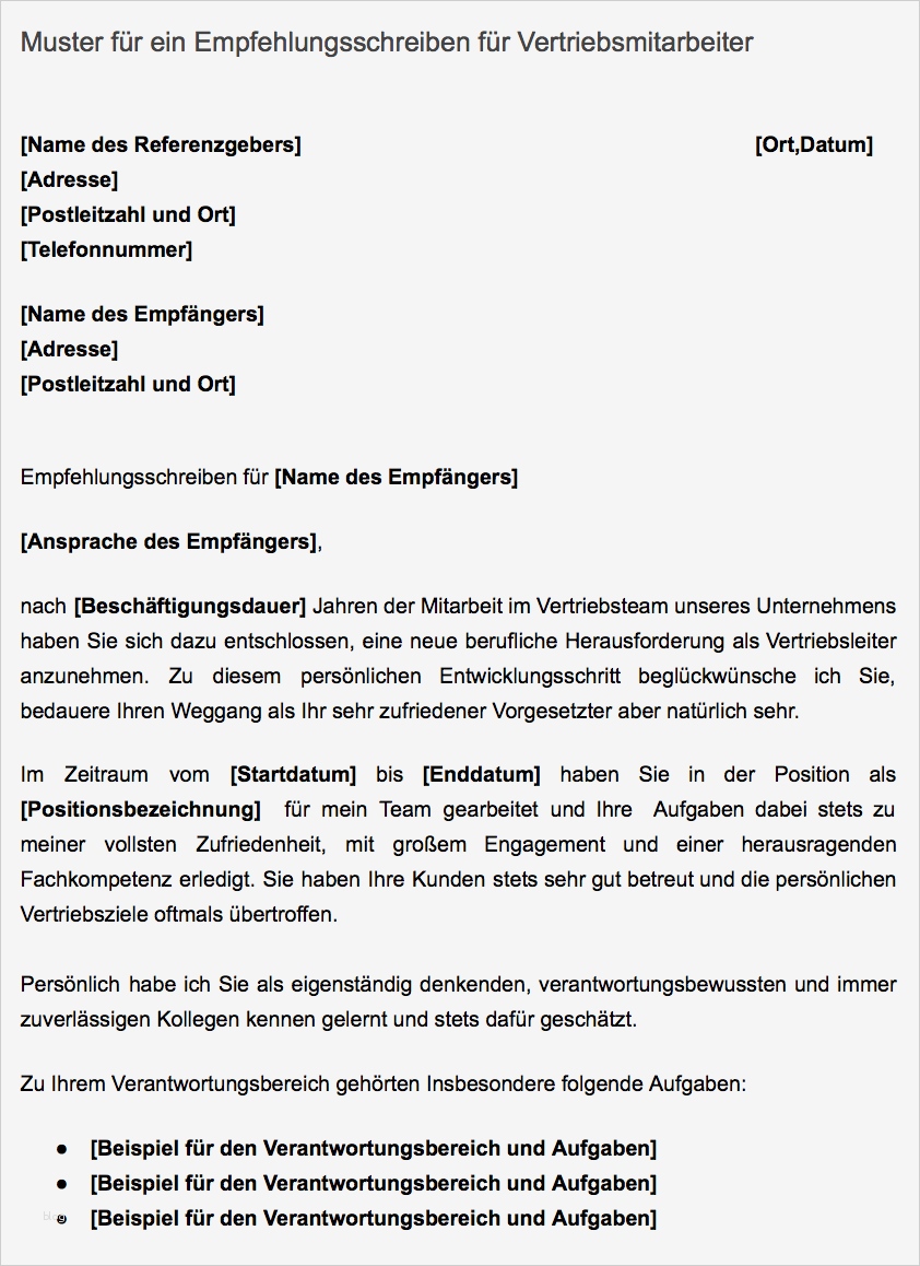 Dankschreiben An Kunden Vorlage Schönste Muster Kostenlos Empfehlungsschreiben Vertriebsmitarbeiter