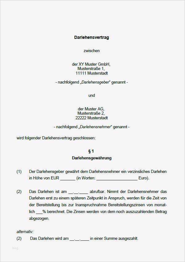 Darlehensvertrag Privat Ohne Zinsen Vorlage Fabelhaft Darlehensverträge Nutzen Und Kündigen Vorteilspaket