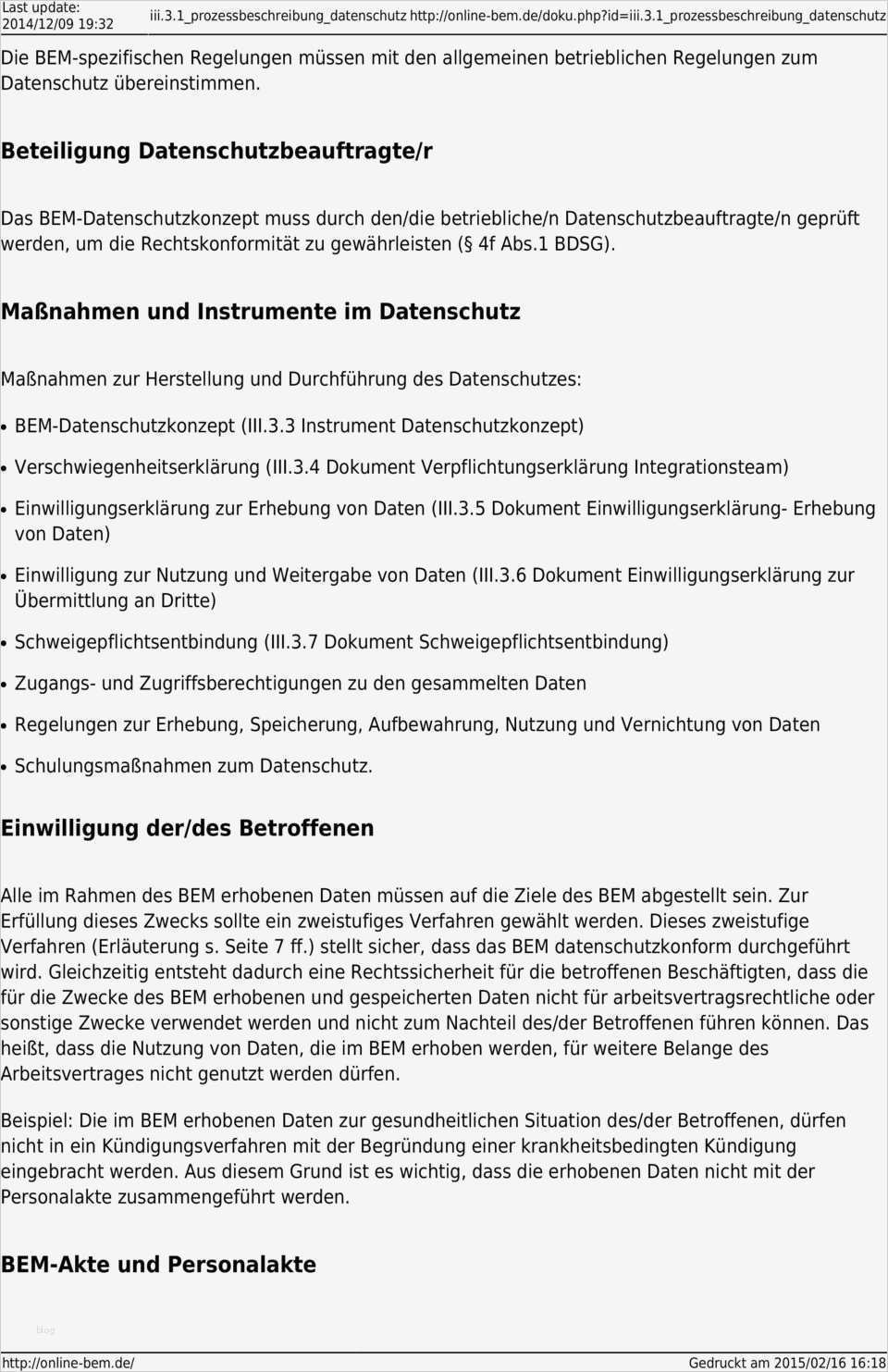 Datenschutzrechtliche Einwilligungserklärung Vorlage Schön Iii 3 1 Prozessbeschreibung Datenschutz Pdf