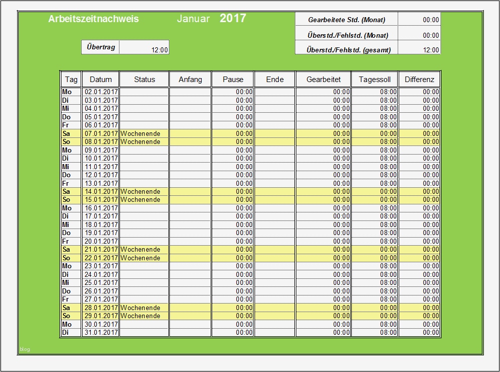 Datev Vorlage Zur Dokumentation Der Täglichen Arbeitszeit Pdf 2016 Erstaunlich Excel Arbeitszeitnachweis Vorlagen 2017