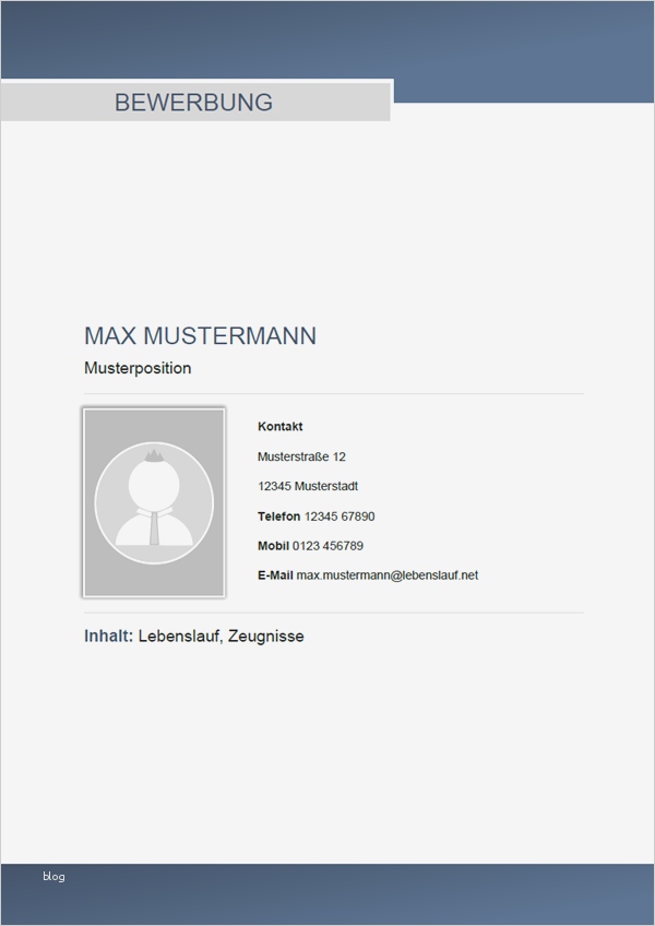 Deckblatt Bewerbung Vorlage Xing Elegant Deckblatt Vorlage Tabellarischer Lebenslauf