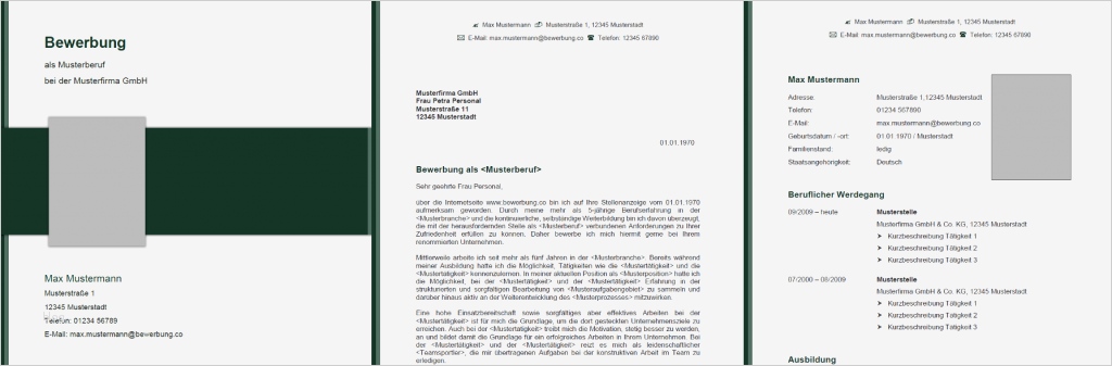 Design Vorlagen Bewerbung Download Kostenlos Luxus Bewerbung Muster & Vorlagen Kostenlos Herunterladen
