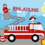 Dienstbuch Feuerwehr Vorlage Angenehm Einladungskarten 10 Einladungskarten Geburtstag