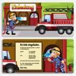 Dienstbuch Feuerwehr Vorlage Best Of Einladungen Im Feuerwehr Design Ab 65 Cent Einladung