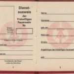 Dienstbuch Feuerwehr Vorlage Genial Ddr Ausweis Freiwillige Feuerwehr Dienstbuch Blanko Aus