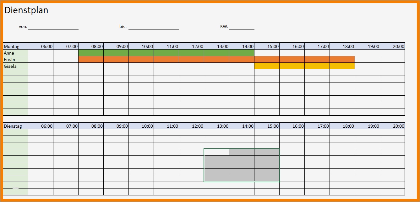 Dienstplan Vorlage Word Inspiration 8 Nstplan Vorlage