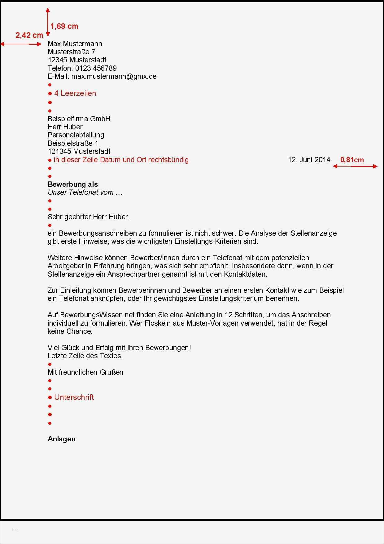Din 5008 Musterbrief Vorlage Best Of Bewerbungsanschreiben Nach Din 5008 Bewerbung