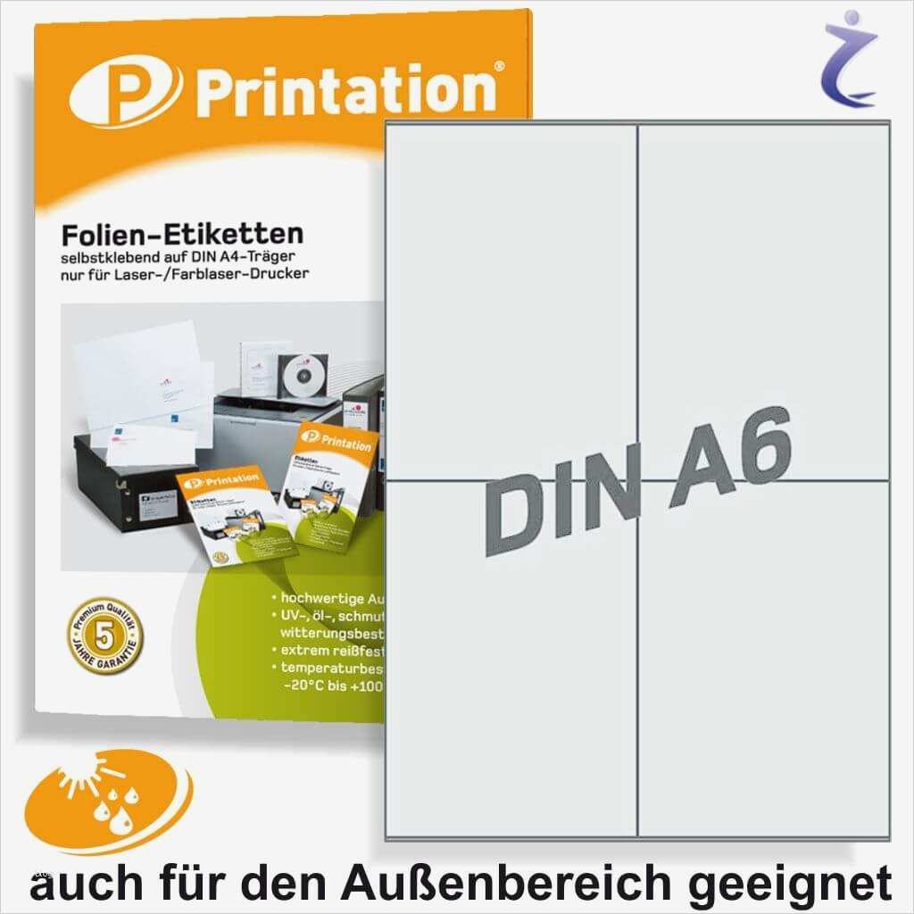 Din A4 ordner Etiketten Vorlage Wunderbar Etiketten 105 X 37 Mm Weiß Matt Auf Din A4 Wasserfest