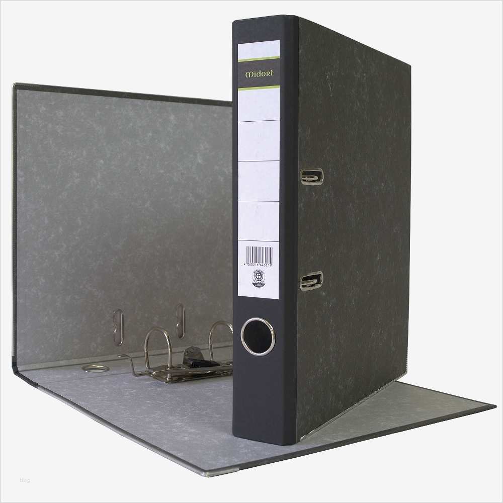 Din A4 ordnerrücken Vorlage Großartig Midori ordner Din A4 Pp Kunststoff Papier Aktenordner