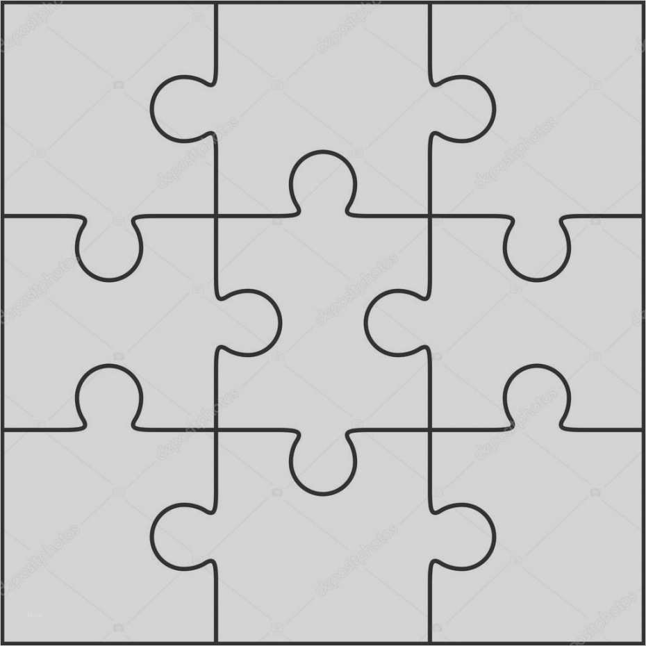 Din A4 Puzzle Vorlage Angenehm Inspirational Blank Puzzle Template Printable Piece School