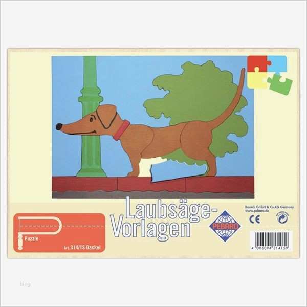Din A4 Puzzle Vorlage Cool Kinder Holz Laubsägevorlage Puzzle Dackel Puzzleteile A4