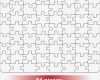 Din A4 Puzzle Vorlage Wunderbar Blank Puzzle form 64 Pieces Stock Vector